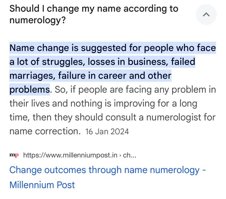 Name Correction Report | Mandeep Astro | Numerology Report
